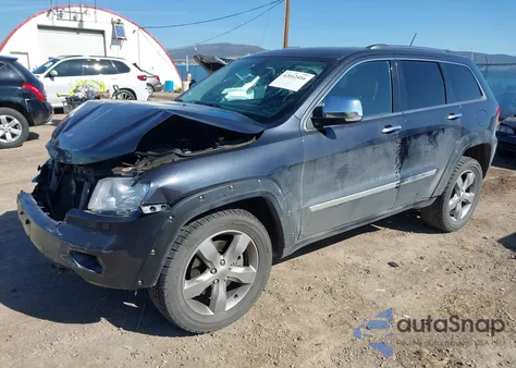 2013 Jeep Grand Cherokee Overland z USA, uszkodzony, nr VIN 1C4RJFCT0DC652134